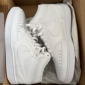 Nike All-White Low Top Sneakers